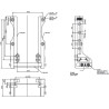 Korpus zaczepu Piton JCB