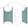 Prowadnica do zaczepu 390/32/26mm Sauermann 711550100