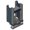 Korpus zaczepu Piton Scharmüller 325mm
