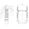 Prowadnica do zaczepu //mm Rockinger RO889R4554C