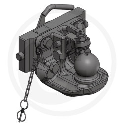 Zaczep Kulowy K80 do prowadnicy 270/32/25mm, Scharmüller 03627042A16