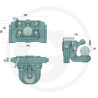 Zaczep Kulowy K80 do prowadnicy 320/30/20mm, Scharmüller 03632046