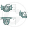 Zaczep Kulowy K80 do prowadnicy 322/30/22mm, Scharmüller 07632242A02