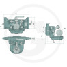 Zaczep Kulowy K80 do prowadnicy 335/30/22mm, Scharmüller 07633542