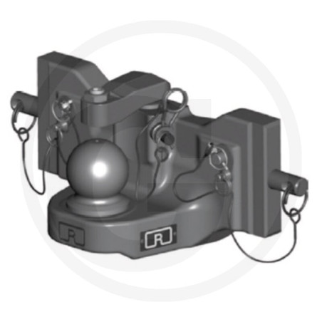 Zaczep Kulowy K80 do prowadnicy 390/32/25mm, Rockinger RO825A9049C