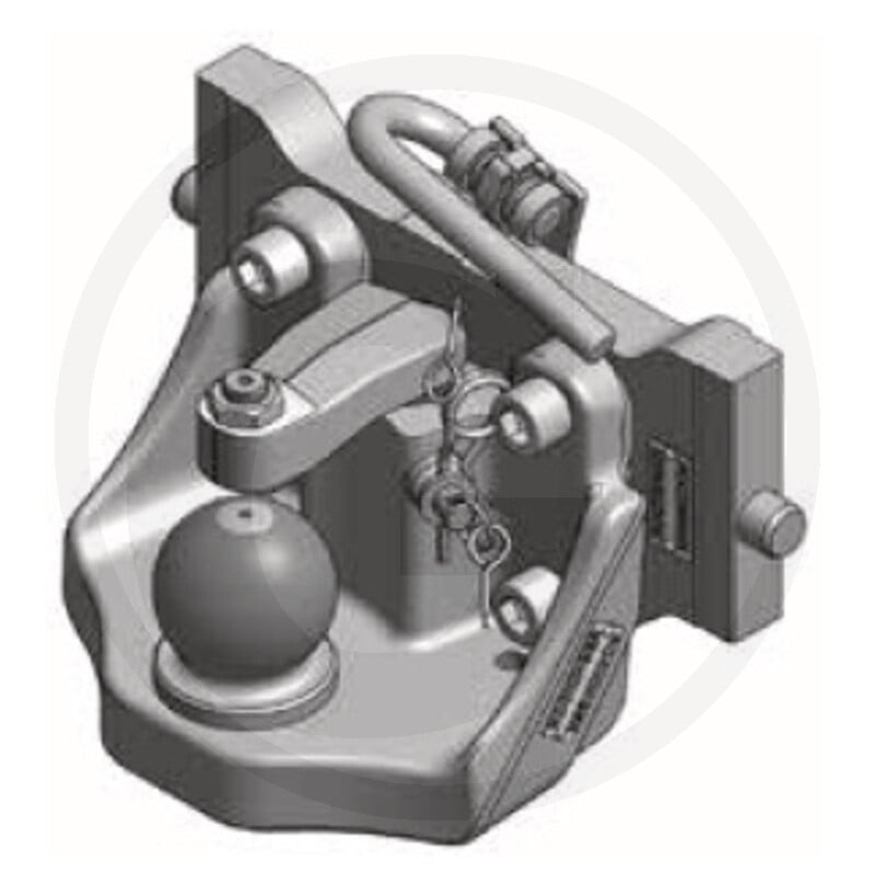 Zaczep Kulowy K80 do prowadnicy 330/32/25mm, Rockinger RO825X3009C