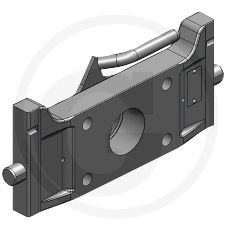 Płyta do prowadnicy 329/32/25mm - 140x80 M20 Scharmuller 07733052