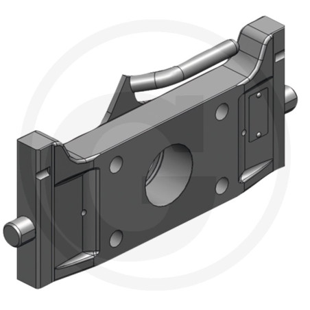Płyta do prowadnicy 329/32/25mm - 140x80 M20 Scharmuller 07733052