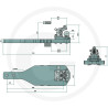 Płyta nośna K80 950/290/50 4000kg Scharmüller
