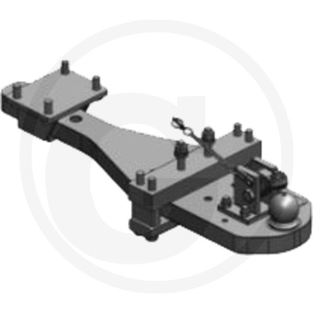 Płyta nośna K80 970/270/50 3000kg Scharmüller 09603830S