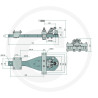 Płyta nośna K80 970/270/50 3000kg Scharmüller 09603830S