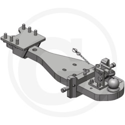 Płyta nośna K80 1070/270/50 3000kg Scharmüller 09603870S