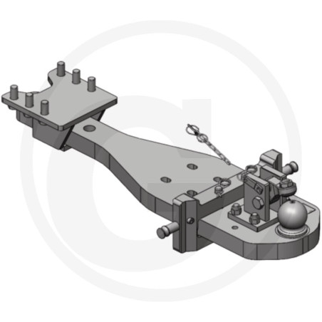 Płyta nośna K80 1070/270/50 3000kg Scharmüller 09603870S