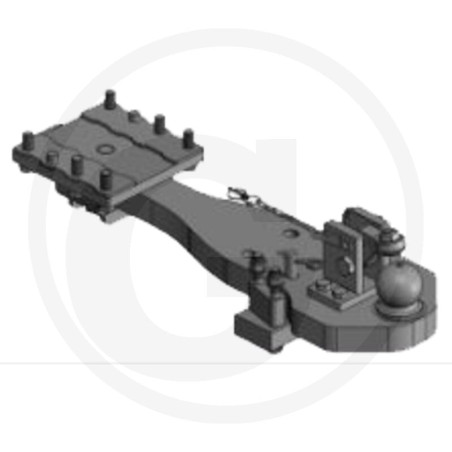 Płyta nośna K80 912/260/50 3000kg Scharmüller  09606040S