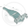 Płyta nośna K80 880/290/50 2500kg Walterscheid KBA8301XBZWL50,  8005439