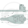 Płyta nośna K80 603/240/40 3000kg Walterscheid KBA8310XL, 8003286