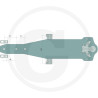 Płyta nośna K80 1090/240/45 3500kg Walterscheid KBA8344OB, 8004897