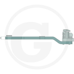 Płyta nośna K80 1060/240/45 3000kg Walterscheid KBA8344OBW0, 8004710