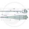 Płyta nośna K80 1431/240/45 3000kg Walterscheid KBA8345OBW15, 8004600