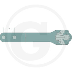 Płyta nośna K80 2094,7/127/63,5 3000kg Walterscheid KBA8384W15