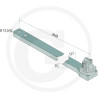 Płyta nośna K80 2649/127/75 3000kg Walterscheid KBA8849W0,  8005415