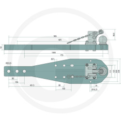 Płyta nośna K80 1000/238/50 3000kg Scharmüller 009602902