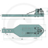 Płyta nośna K80 980/290/50 3000kg Scharmüller 009602903