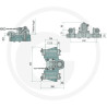 Płyta nośna K80 306/443/50 3000kg Scharmüller 009603060A11