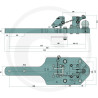 Płyta nośna K80 930/297/50 3700kg Scharmüller 0096031330