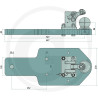 Płyta nośna K80 627/270/40 2000kg Scharmüller 009603660