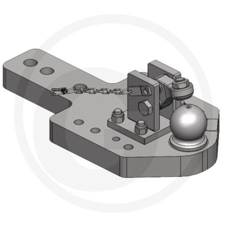 Płyta nośna K80 567/292/50 3000kg Scharmüller 009603670