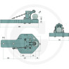 Płyta nośna K80 567/292/50 4000kg Scharmüller 009603680A11