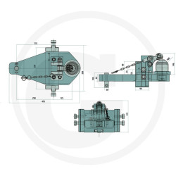 Płyta nośna K80 475/309/45 3000kg Scharmüller 009603710