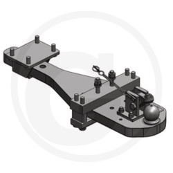 Płyta nośna K80 1070/270/50 3000kg Scharmüller 009603840-SET