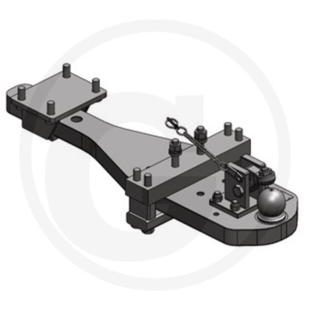 Płyta nośna K80 1070/270/50 3000kg Scharmüller 009603840-SET