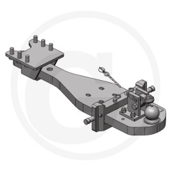 Płyta nośna K80 1070/270/50 3000kg Scharmüller 009603870-SET