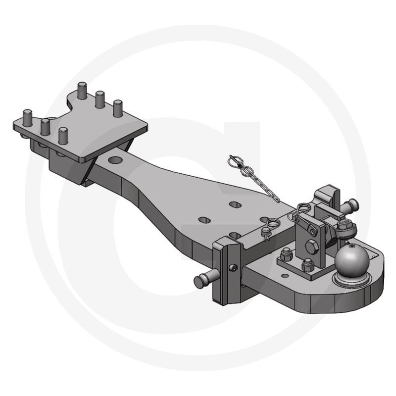 Płyta nośna K80 1070/270/50 3000kg Scharmüller 009603870-SET