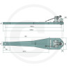 Płyta nośna K80 1295/240/45 3000kg Scharmüller 009604000