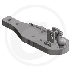 Płyta nośna K80 770/258/50 4000kg Scharmüller 009604400A29