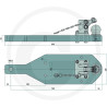 Płyta nośna K80 800/245/50 3000kg Scharmüller 009604522