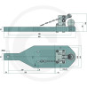 Płyta nośna K80 800/245/50 3000kg Scharmüller 009604560