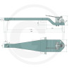 Płyta nośna K80 1263/296/50 3000kg Scharmüller 009605011