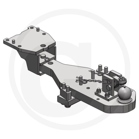 Płyta nośna K80 768/240/50 4000kg Scharmüller 009605210SETA02