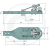 Płyta nośna K80 768/240/50 3000kg Scharmüller 009605220A02