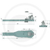 Płyta nośna K80 933/260/50 4000kg Scharmüller 009605650A02