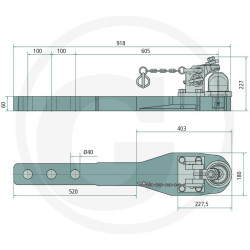 Płyta nośna K80 920/90/60 3300kg Scharmüller 009605791