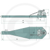 Płyta nośna K80 1065/285/45 3000kg Scharmüller 009605801