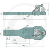 Płyta nośna K80 760/240/50 4000kg Scharmüller 009605940