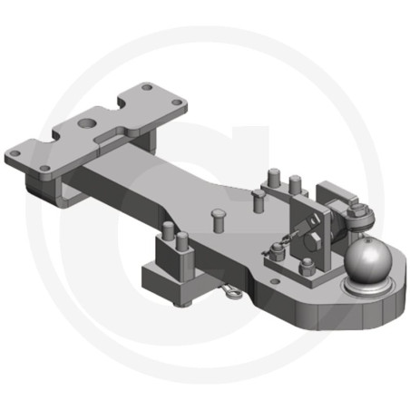 Płyta nośna K80 760/240/50 3000kg Scharmüller 009605941-SET1