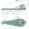 Płyta nośna K80 827/270/45 3000kg Scharmüller 009605970